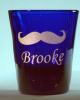 Mustache Shot Glass Personalized with name Shot Glass Personalized with name